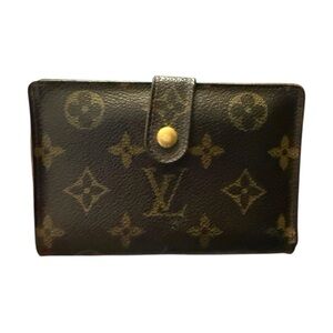 LOUIS VUITTON Monogram Kiss Lock Wallet
